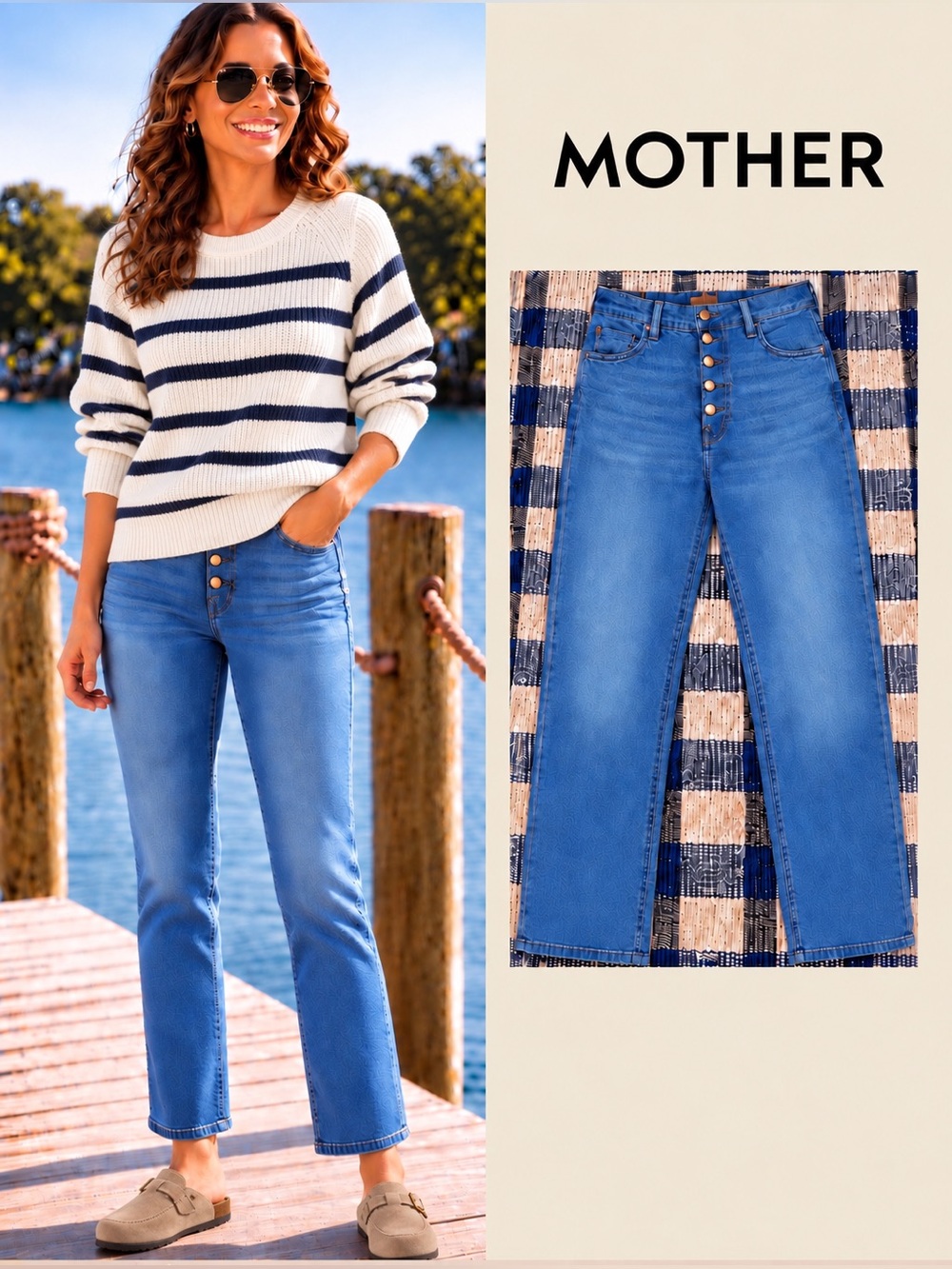 MOTHER Pixie Hustler Ankle High-Rise Jeans